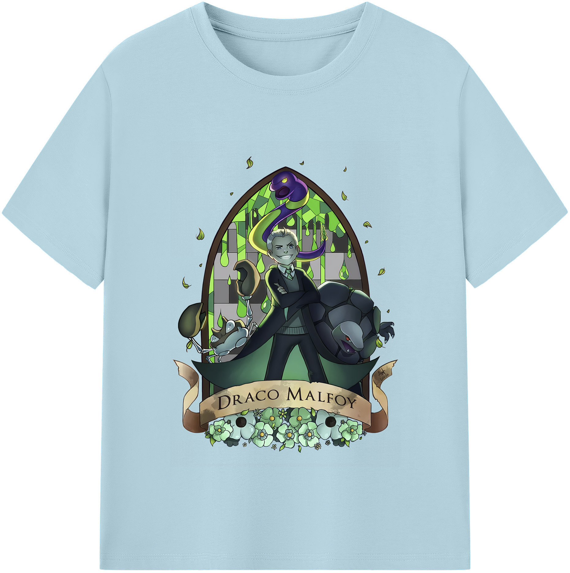 （画像用） Harry Potter ハリー・ポッターシリーズ 綿100％半袖Tシャツ（フロントプリント）